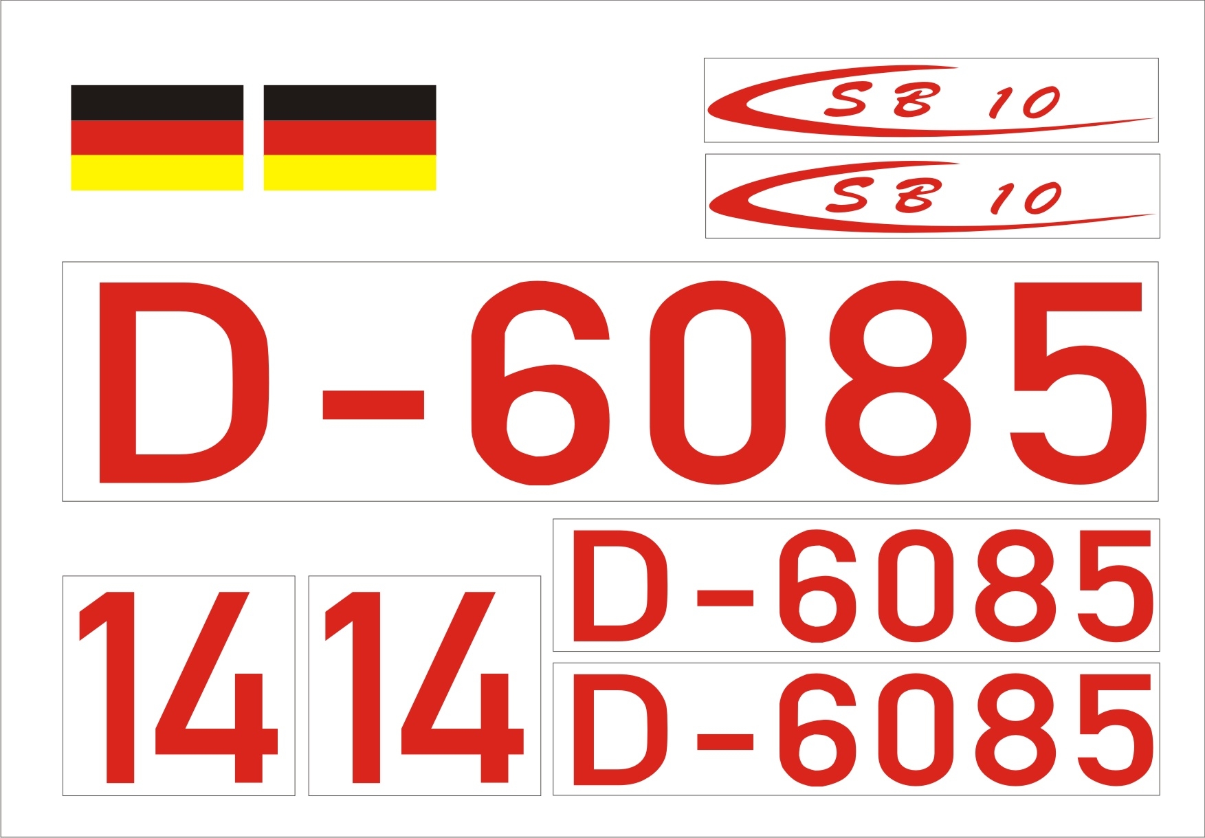 Dekor für SB 10 4,30Meter